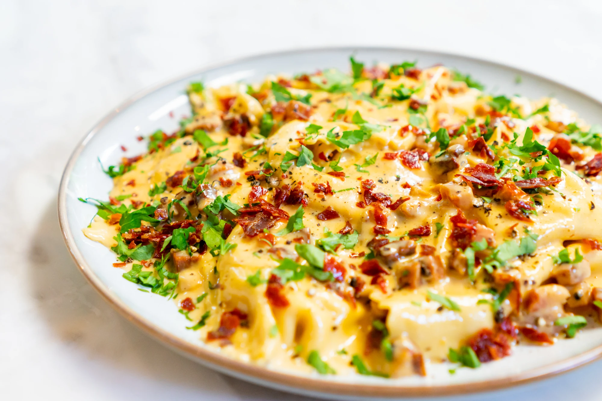 Ravioli, fotografia kulinarna